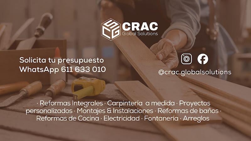CRAC Global Solutions | Reformas y Carpintería en Valencia - empresa de reformas