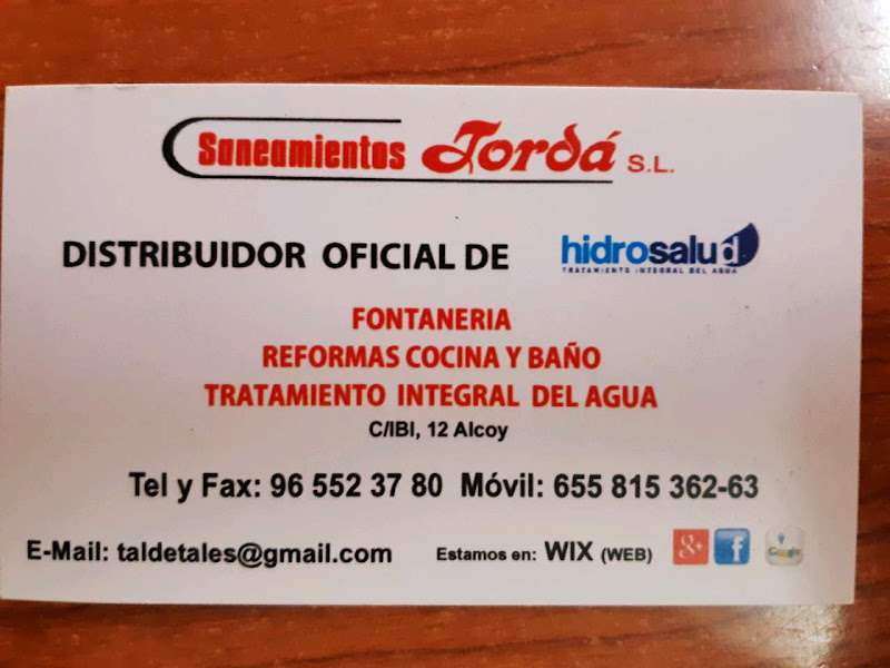 Fontanería Saneamientos Jordá - empresa de reformas