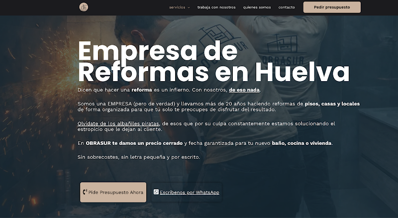 👷🏼‍♂️ Reformas Integrales Huelva – OBRASUR - empresa de reformas